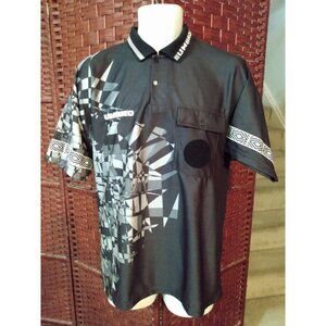 Vintage Umbro Soccer jersey All Over Print Referee 90s Y2K Medium